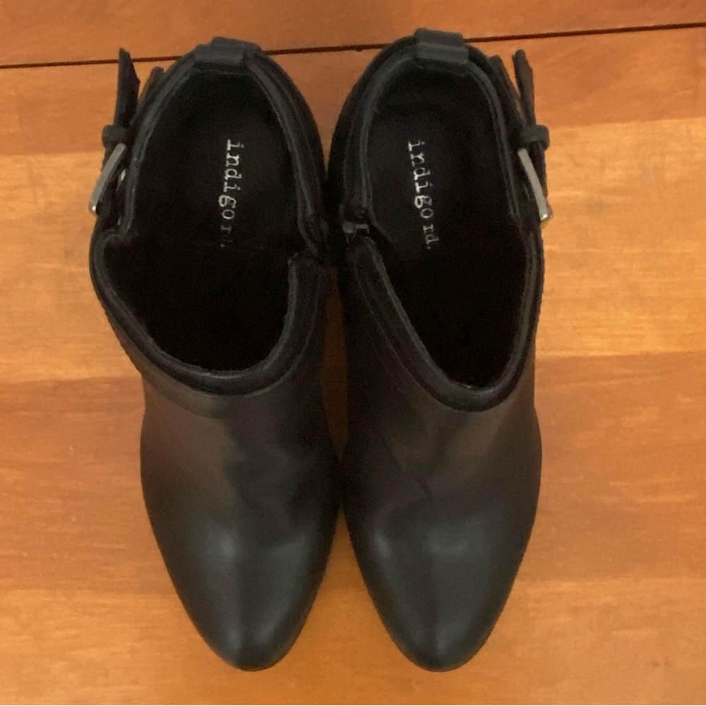 Indigo Black Ankle Booties - Picture 7 of 11